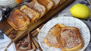 Torrijas al horno sin lactosa