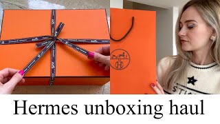 HERMES UNBOXING HAUL | Black and Gold Style