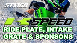 KSPEED STX160 Upgrades. Ride plate, Intake Grate, Sponsons UNCUT