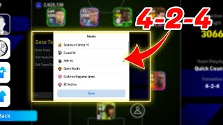 how to get 424 formation in efootball 2024 | ANY TIME FOR EVERYONE🤩