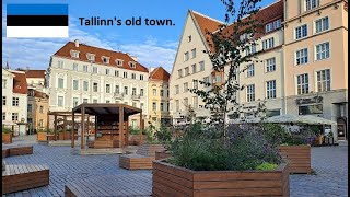 Tallinn Old Town is the oldest part of Tallinn, the capital of Estonia. 4K Part 1