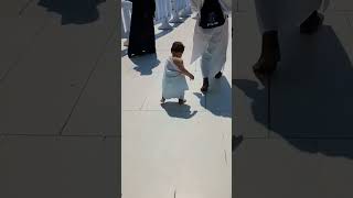 Lucky Child MASHA ALLAH ♥️ - MASJID AL HARAM