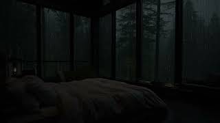 Immediate Sleep: Rain Sounds on the Window for 3-Minute Relaxation 🌧️💤