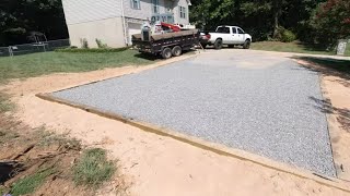 Building Additional Gravel Parking Pad