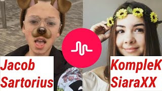 JACOB SARTORIUS vs. KOMPLEKSIARAXX Musical.ly Compilation