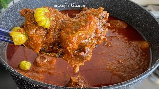 Let's Make A Delicious Zongo/ Hausa Stew// Step By Step Tutorials @MasofsKitchen