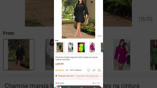 MODA SHOPEE:CAMISAS CHAMISE.