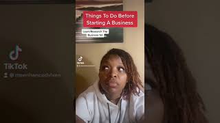 Things to Do Before Starting a Business #shorts #startingabusiness #business