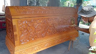 The Air Compressor SECRET Woodworking PROS Are Hiding! |How to build Chinese coffin||.