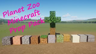 Planet Zoo Minecraft Prop Pack by Nicholas LionRider - Planet Zoo Mod