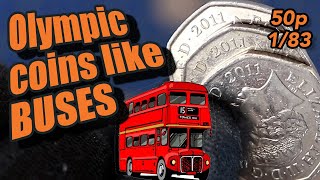 Olympic Coins like Buses - 50p B1E83