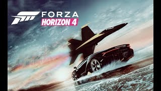 Forza Horizon 4 - Jet VS Aston Martin Vulcan Showcase Gameplay [The Delta-Wing]