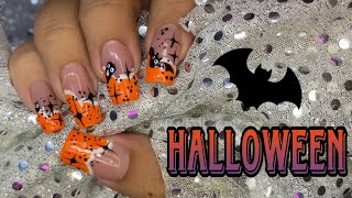 Mis uñas de Halloween