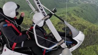 MOTOLOTNIĄ NAD BESKIDAMI | Motor hang glider over the BESKIDY |  Camera GoPro Footage [4K]