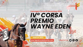 Live IV° Corsa del 2 Novembre 2024 - 3 anni - Metri 2000