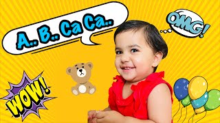 Introducing Alphabets To Babies | അമിറ വാവയുടെ Cute ABC കാണാം | 19 Month Old Baby’s ABC | Malayalam