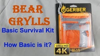 Bear Grylls Basic Survival Set - How Basic is it?