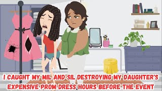 I Caught My MIL and SIL Destroying My Daughter's Expensive Prom Dress Hours Before the Event