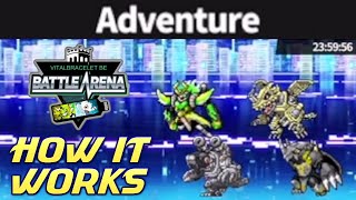 Adventure Mode Tutorial! Digimon Vital Bracelet BE Arena App Guide!