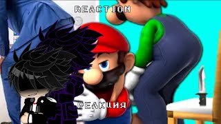 (🇺🇲/🇷🇺) Animkitale react to SMG4:Mario does pranks