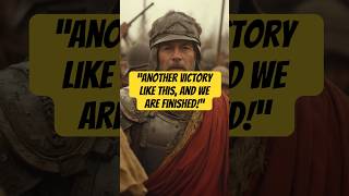 Pyrrhus and the Costly Victory: A lesson from History #shorts #youtubeshorts #history