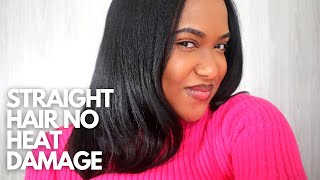 BabyLiss Flat Iron | HOW TO KEEP YOUR HAIR STRAIGHT WITHOUT HEAT DAMAGE