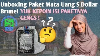 Unboxing Paket Mata Uang Dollar Brunei @seputarduniauang