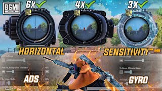 BGMI HORIZONTAL RECOIL SENSITIVITY | BEST SENSITIVITY FOR BGMI | BGMI SENSITIVITY SETTINGS