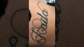 Laser tattoo removal of ex wife name