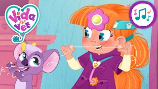 Always Remember to Brush & Floss! @VidaTheVet | Cute Animal Cartoons for Kids | Fun Videos