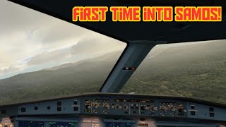 First Ever Approach Into Samos MSFS 2020