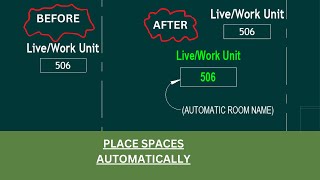 Revit Tip: Place Spaces Automatically. Link the correct Room Names into Revit MEP.