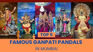 Mumbai’s Top 5 Famous Ganpati Darshan 2024 | MUST VISIT Ganpati Pandals in Mumbai😍🙏🏻|Ganpati Darshan