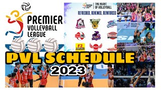 PVL SCHEDULE 2023 FEBRUARY ONWARDS |#PVL2023|YOURVOLLEYFRNDS