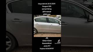 Disponibil din 20.12.2024Peugeot 508 2.0 hdi 140 hp 2011 manual 6 trepte JBL Clima 4 ZoneBixenon&Led