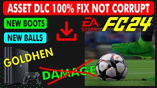 How to FIX 100%  PS4 EA Sports FC 24 Asset DLC update