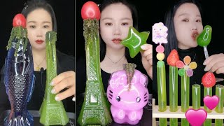 SATISFYING ASMR EATING CANDY🍭CAMAZING GIRL CHALLENGE 😍 #tiktok#mukbang#asmr#ssoyoung#youtube#food