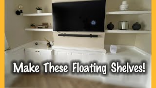 Easy DIY Floating Shelves!