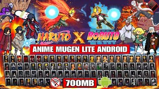 NEW!! NARUTO X BORUTO STORM MUGEN LITE ANDROID (BEST CHARACTERS) Anime War Mugen ANDROID