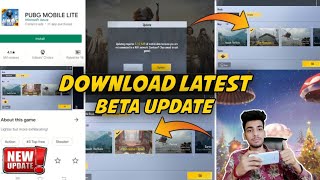 HOW TO UPDATE LATEST BETA VERSION - PUBG MOBILE LITE BETA UPDATE RELEASE DATE