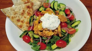 Chicken Gyros Salad - My Famous Recipe!