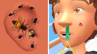 🍐 Parasite Cleaner & Earwax Clinic 196VEMZ| NEW LEVELS Top Free Game iOS,Android Gameplay ASMR