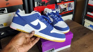 LA Dodgers Dunks Cross Da Water Ratchet Review!!! Blue My Fave Color😁