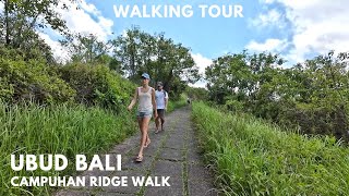 Walking Tour UBUD Bali 🇮🇩 Campuhan Ridge Walk | Peaceful Green Walking Trail Away From City Sound