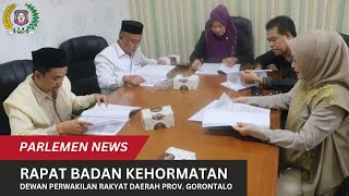 Badan Kehormatan // DPRD Prov. Gorontalo