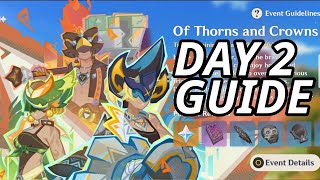 Genshin Impact | Of Thorns and Crowns Day 2 Guide | Event | Natlan