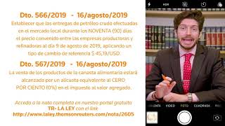 TR Noticias | Novedades legales de la semana del 20/08/2019