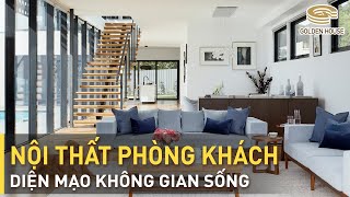 Không gian phòng khách - những kiến trúc sang trọng đầy tinh tế - Golden House Việt Nam