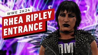 WWE 2K24: Rhea Ripley Full Ring Entrance