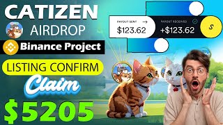 Catizen Airdrop New Update - Catizen Airdrop Withdrawal - Catizen Wallet Connect - Catizen Listing